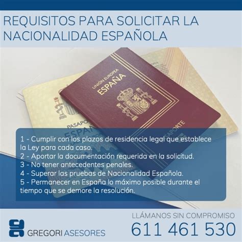 requisitos para nacionalidad española 2023